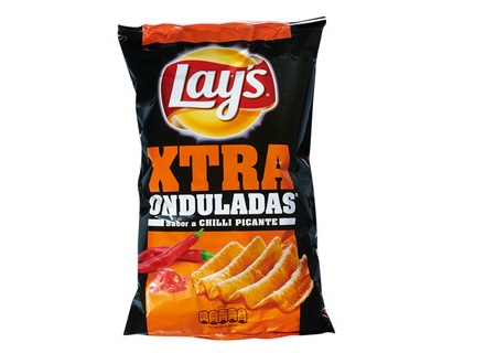 Lay’s Xtra Onduladas® com sabor a Chilli Picante